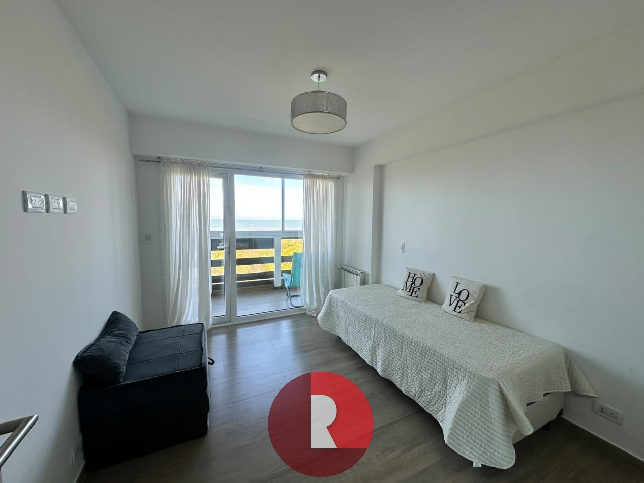 DEPARTAMENTO 3 AMB PINAMAR CON VISTA PLENA AL MAR (C)