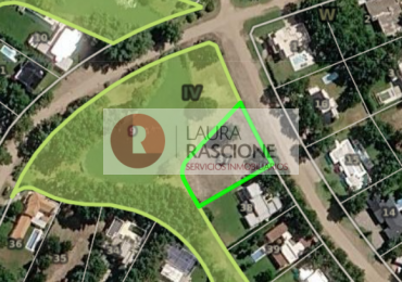 LOTE A LA VENTA LA HERRADURA PINAMAR FONDO AL LAGO